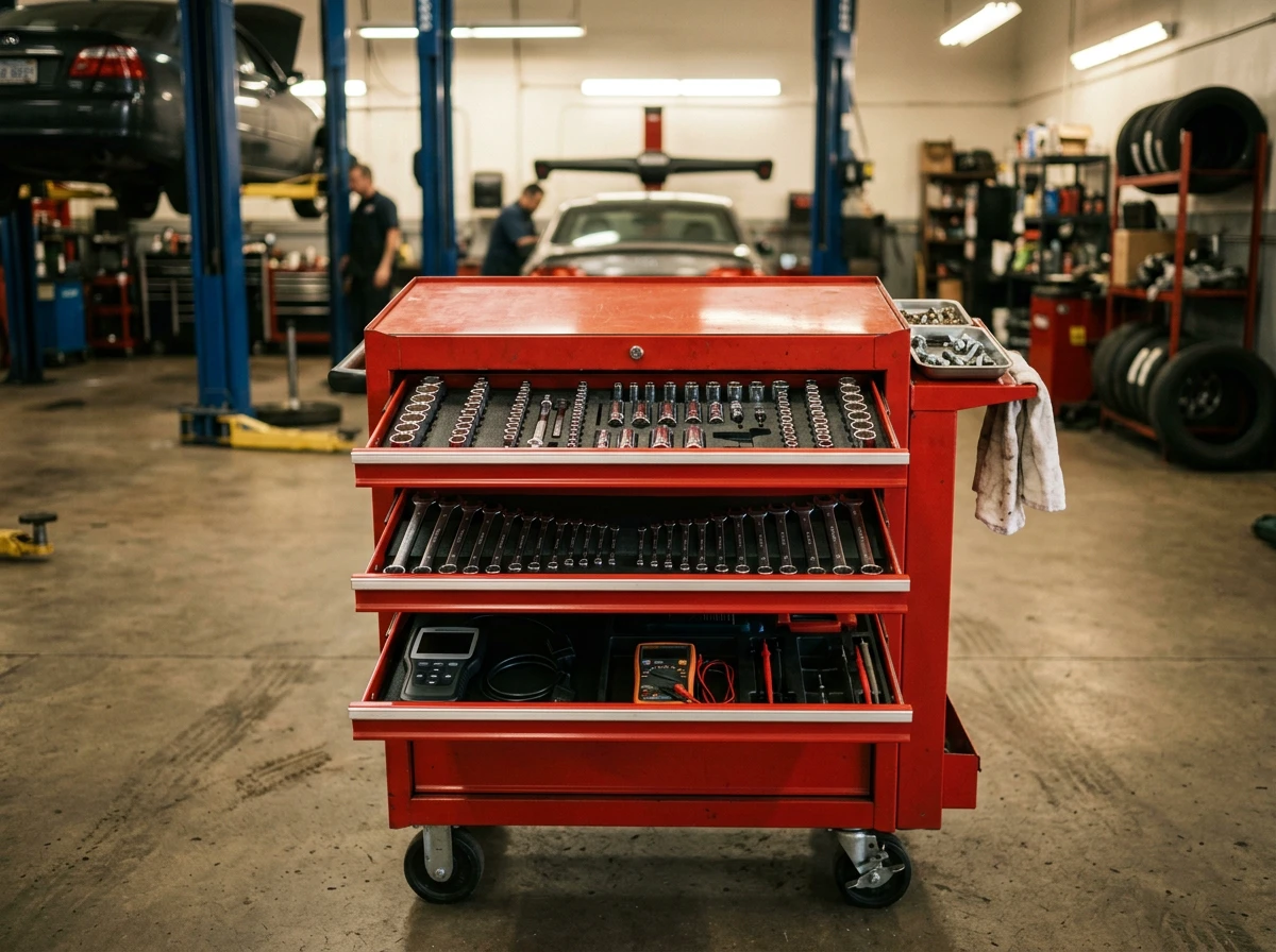 Organized tool chest